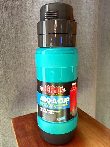 Vintage thermos add - add-a-cup, qt